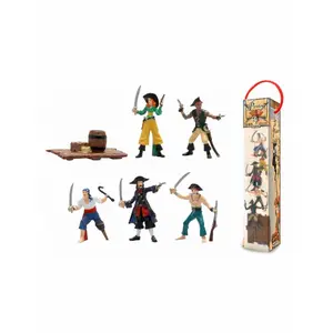 Pirate figurine Plastoy Tubo (x6) image-0