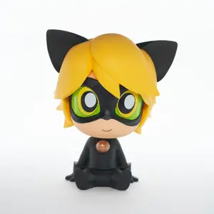 Children's figurine Plastoy Chibi Black Cat image-1