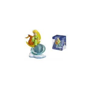 The Little Prince and the Fox on the Moon collectible figurine Plastoy image-0