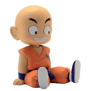Piggy bank figurine - chibi krillin pvc Plastoy Dragon Ball image-0