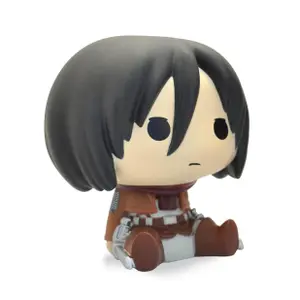 Pvc money box Plastoy Attack on Titan Chibi Mikasa image-1