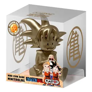 Piggy bank figurine - chibi son goku special edition pvc Plastoy Dragon Ball image-1