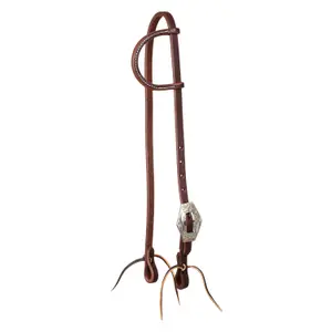 Saddlebridle med hexagonal spænde Platinum Pro image-0
