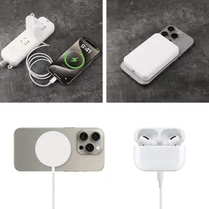Écouteurs sans fil avec boîtier de charge et câble usb-c Platyne Lightning image-1