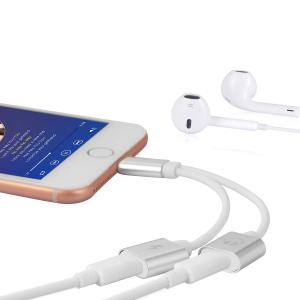 Adaptateur audio lightening 1 mâle et 2 femelle Platyne IOS 11 image-1