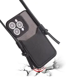 Leather phone pouch Platyne iPhone 13 Pro image-1