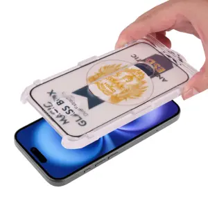 Tempered glass screen protector - dustproof, bubble-free and high resistance Platyne Iphone 16 image-1