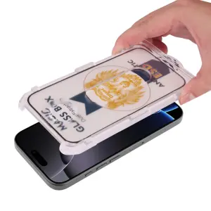 Película de protección de vidrio templado - anti-polvo, sin burbujas y alta resistencia Platyne Iphone 16Pro image-1