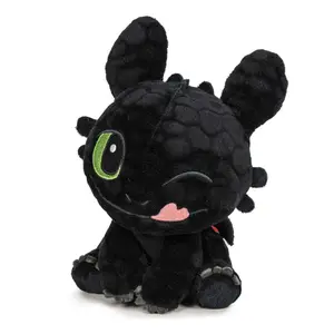 Happy Toothless Plush Toy Play by play How To Train Your Dragon