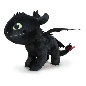 Plush Play by play Dragons 3 Toothless image-0