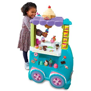 Jeux de simulation Play Doh Kitchen Creations Ice cream truck image-1
