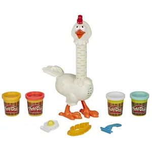 Play dough with funny feathered chickens Play Doh image-1