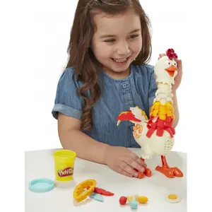 Play dough with funny feathered chickens Play Doh image-3