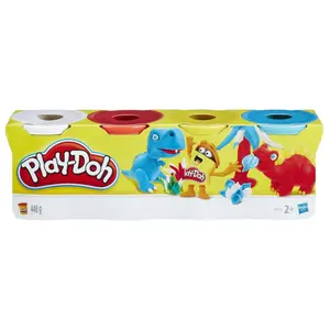 Set of 4 boxes of modeling clay Play Doh image-0