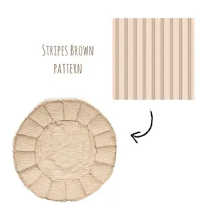 Tapis d'éveil et cocon Play&Go Coco - Stripes Brown image-3