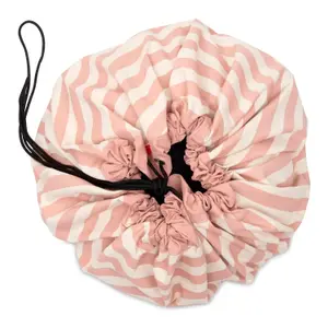 Play Mat and Storage Bag Play&Go Stripes New Pink image-3
