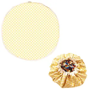 Play Mat and Storage Bag Play&Go Vichy Yellow image-1