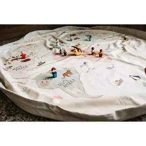 Spielteppich und Aufbewahrungstasche Play&Go Worldmap Colour image-3