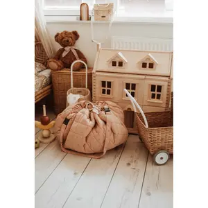Tapis d'éveil et sac de rangement Play&Go Noomad - Fleuri image-4