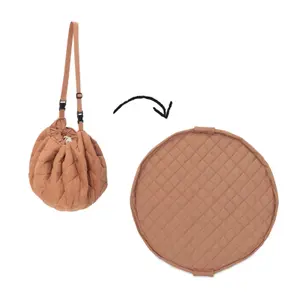 Tapis d'éveil et sac de rangement Play&Go Noomad - Tawny Brown image-1