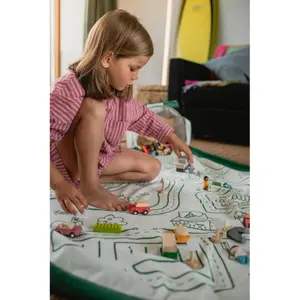 Tapis de jeu et panier de rangement Play&Go Soo - Roadmap image-4