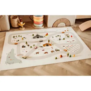 Tapis de jeu puzzel et maisonnette Play&Go Farm image-2