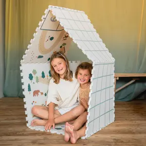Tapis de jeu puzzel et maisonnette Play&Go Hopscotch image-2