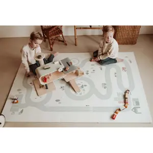 Tapis de jeu puzzel et maisonnette Play&Go Roadmap image-3