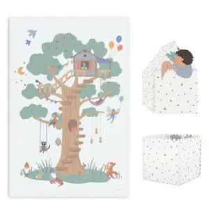 Tapis de jeu puzzel et maisonnette Play&Go Treehouse