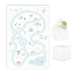 Tapis de jeu puzzel et maisonnette Play&Go Village