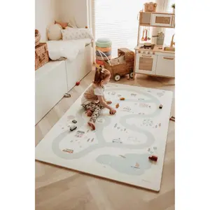 Tapis de jeu puzzel et maisonnette Play&Go Village image-1