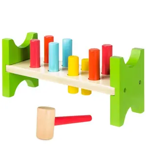 Wooden bench with hammer Play & Learn image-0