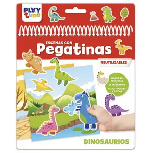 Notebook stickers dinausore scene Play Time image-0