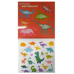 Notebook stickers dinausore scene Play Time image-1