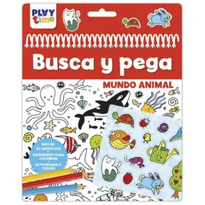 Notebook stickers + animals to color Play Time image-0