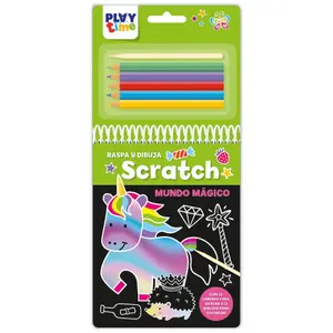 Scratch and color book Play Time Magic World image-0