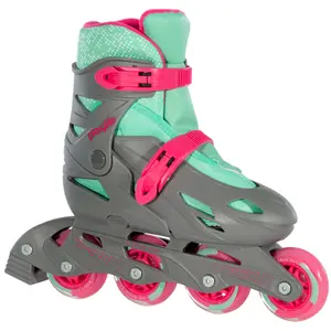 Pattini a rotelle freeskate per bambini Playlife Riddler Graphite Grey image-1