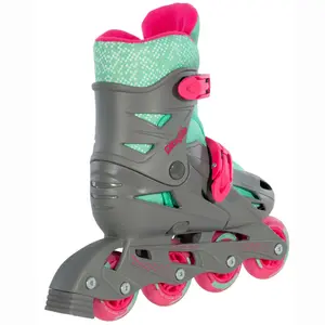 Pattini a rotelle freeskate per bambini Playlife Riddler Graphite Grey image-2