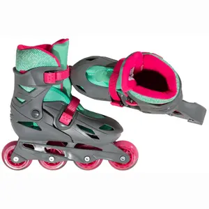 Pattini a rotelle freeskate per bambini Playlife Riddler Graphite Grey image-4