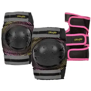 Kit de proteção para patins infantil Playlife Joker (x3) image-1