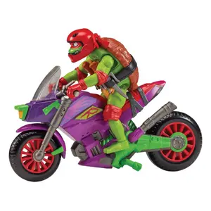 Figurine with vehicle Playmates Toys Tales of the Teenage Mutant Ninja Turtles : Légendes des Tortues Ninja Raphael & Purple Dragon image-0