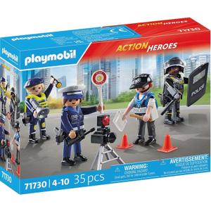 Police-themed toy chest Playmobil