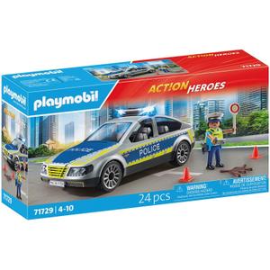 Car games Playmobil Police Son Lumieres