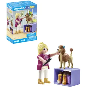 Jeux d'imagination toiletteuse caniche Playmobil image-3