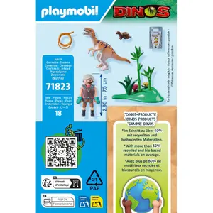 Imagination games Playmobil Velociraptor + Exploratr + Lasso image-2