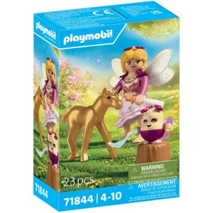 Simulation Spiel Pony Einhorn Gold mit Fee Playmobil image-0