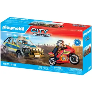 Pick-up Police Motorbike Simulator 2 Simulation Game Playmobil image-1