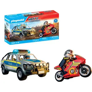 Pick-up Police Motorbike Simulator 2 Simulation Game Playmobil image-2