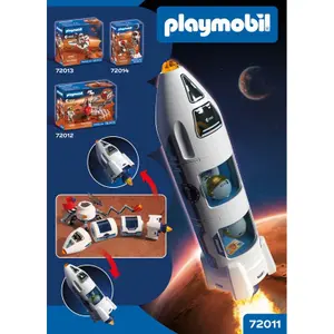 ESA Mars Explorációs Raketaszimulátor Játék Playmobil image-2