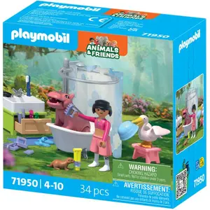 Simulationspiel Tier-Badezeit Playmobil image-1